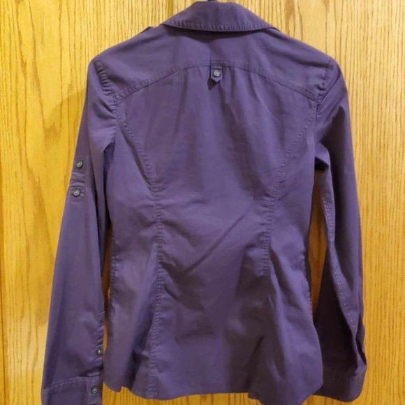 Express Essential Stretch Top 💜 S - Picture 4 of 4